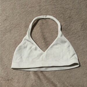 SHEIN White Ribbed Bandeau